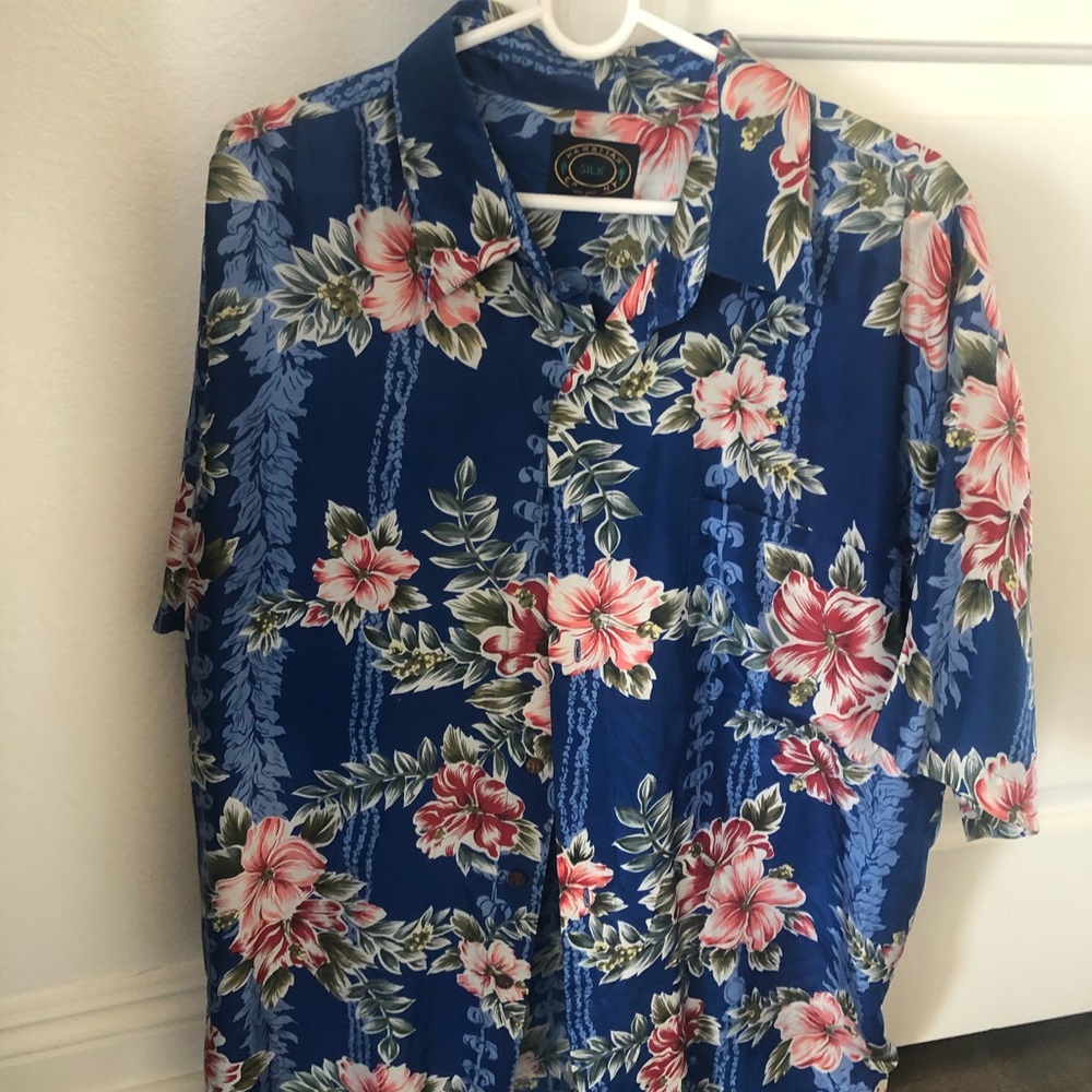 Silk Hawaiian shirt